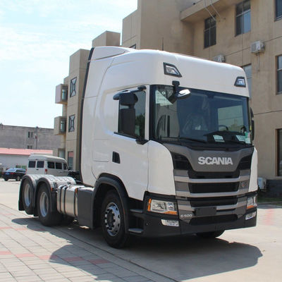 अच्छी कीमत 2023 स्कैनिया ट्रैक्टर हेड ट्रक G450 450HP G500 500HP 6X4 6*4 निर्यात बाजार खंड रसद परिवहन के लिए ऑनलाइन