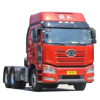 अच्छी कीमत FAW J6P जिफंग ट्रैक्टर ट्रक 6x4 भारी ड्यूटी ट्रैक्टर यूनिट इंजन भारी कार्गो परिवहन के लिए प्रयुक्त ट्रक ऑनलाइन