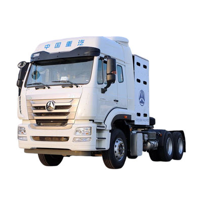 अच्छी कीमत 430HP 6X4 HOWO सीएनजी/एलएनजी ट्रैक्टर ट्रक गैस ट्रैक्टर हेड बंदरगाह परिवहन के लिए ABS एंटीलॉक ब्रेकिंग सिस्टम सुरक्षित ऑनलाइन